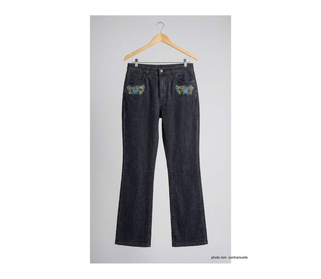 Jean Femme Mayflower Bleu Stone Stretch - Coupe Moderne-5