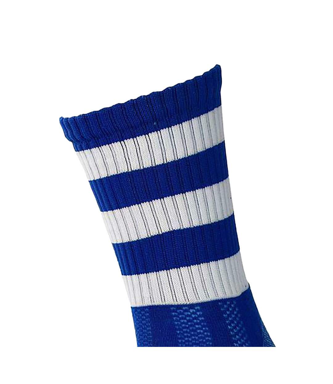 Chaussettes de football pro adulte bleu roi / blanc Precision-2