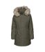 Doudoune kaki femme only fresh-2