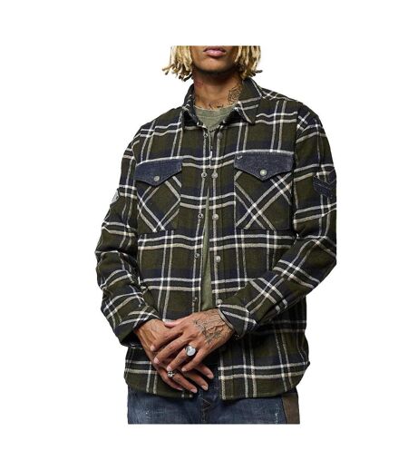 Chemise kaki/marine homme kaporal atar