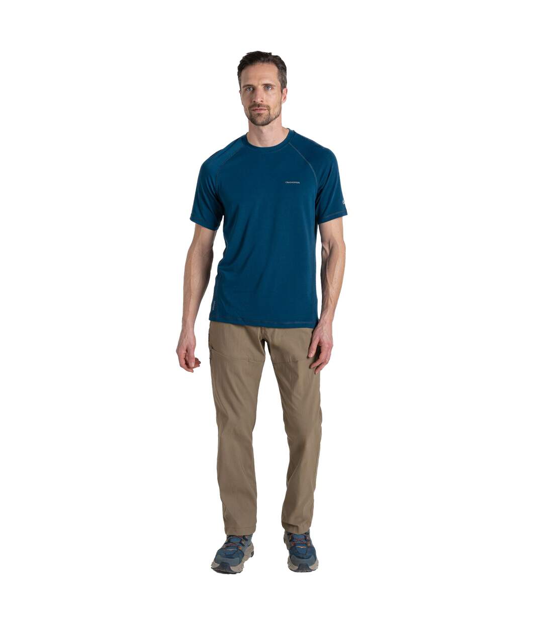 T-shirt dynamic homme bleu tourmaline Craghoppers-3