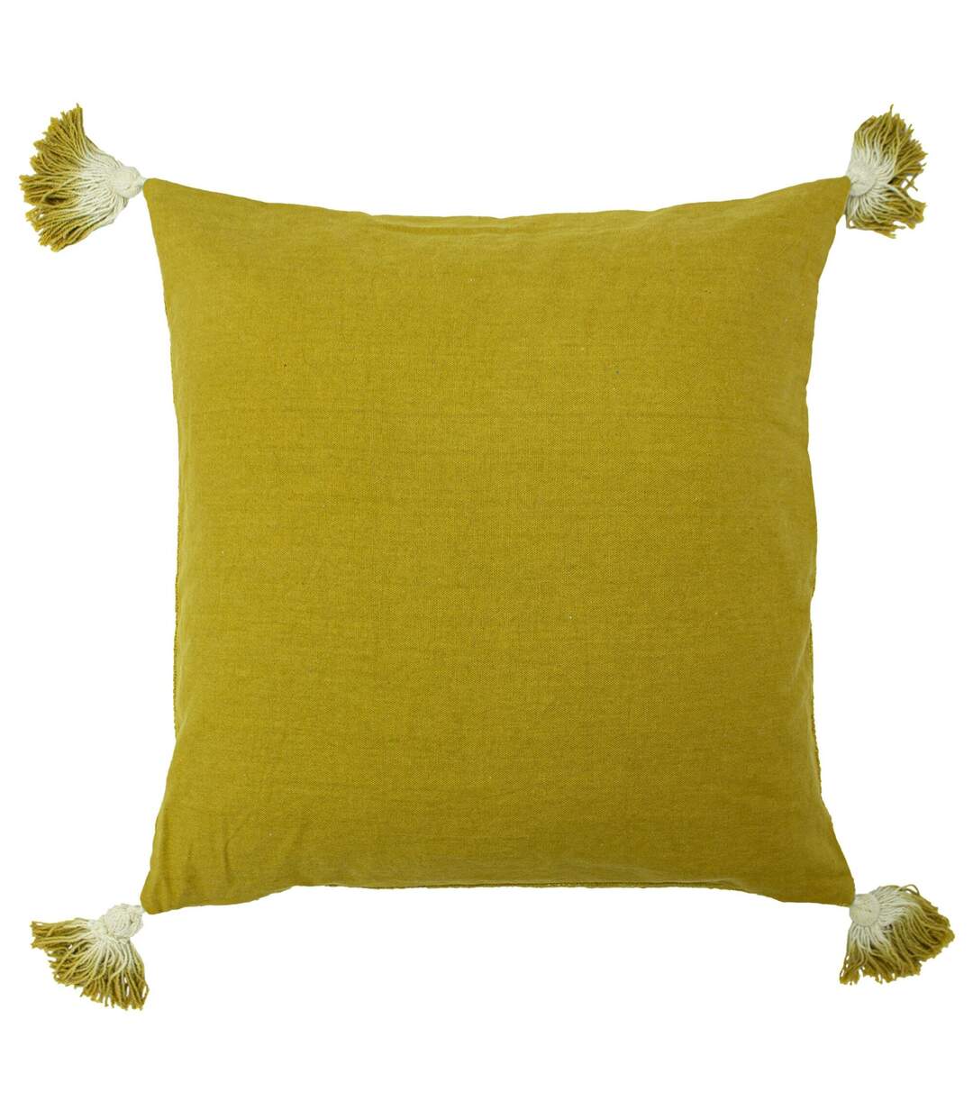 Eden slub cushion cover 45cm x 45cm moss Furn