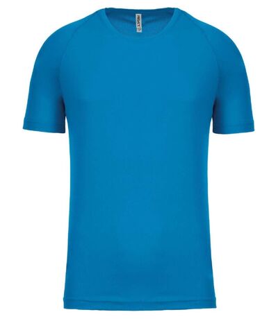 T-shirt sport - Running - Homme - PA438 - bleu aqua