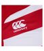 Mens Evader Hooped Vapodri Jersey Flag Red Canterbury-4