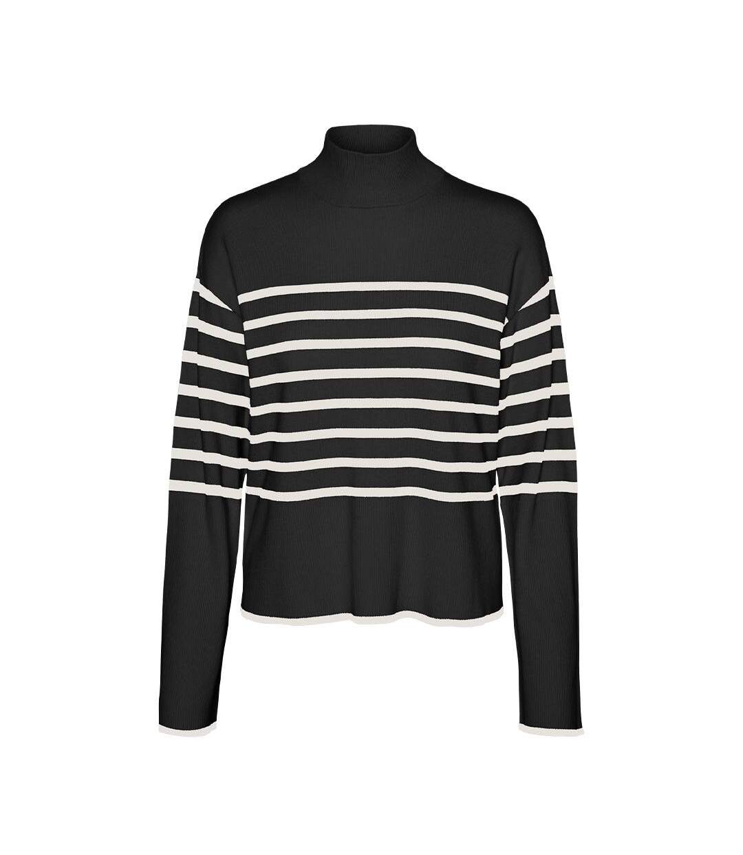 Pull Noir Femme Vero Moda Happiness - M