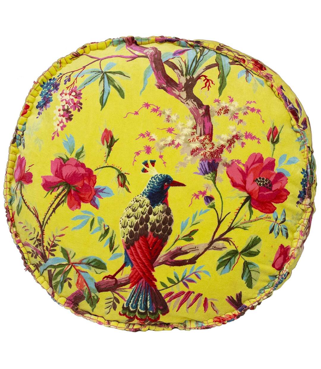 Riva  paradise round cushion cover 50 x 50 x 12cm acacia Paoletti-1