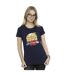 Disney - T-shirt CARS RADIATOR SPRINGS GROUP - Femme (Bleu marine) - UTBI14028-2