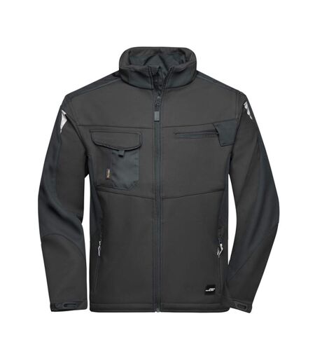 Veste Softshell Strong Adulte Noir James And Nicholson