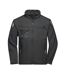 Veste Softshell Strong Adulte Noir James And Nicholson-1