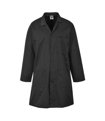 Portwest Mens Lab Coat (Black)