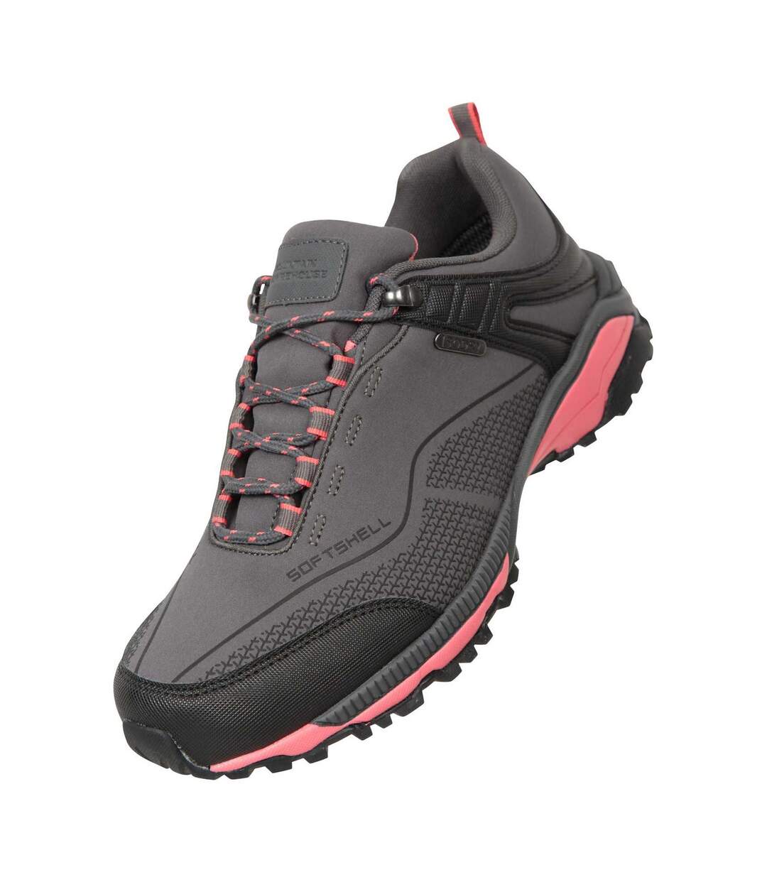Womens/ladies Collie Waterproof Running Trainers Grey Mountain Warehouse-1