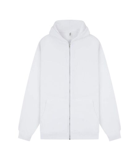 Unisex Adult Core Combed Cotton Hoodie White Casual Classics