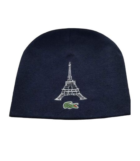 Bonnet marine homme lacoste rb8726