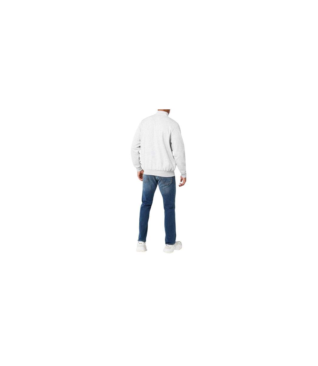 Veste Motif/style Logo Homme Gris Chiné Slazenger-1