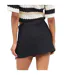 Womens/ladies Wrap Mini Skirt Black Brave Soul-3