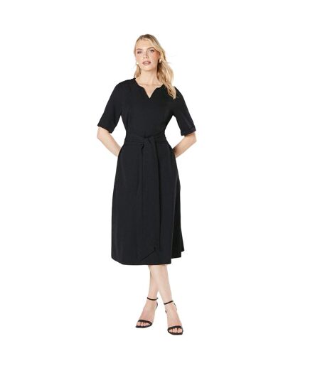 Womens/ladies utility midi dress black Principles