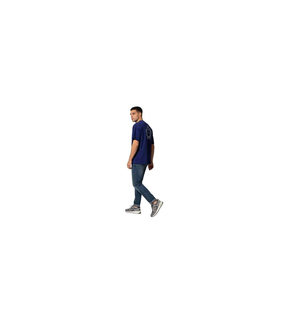 T-shirt Motif/style Emblème Off-court Homme Bleu Slazenger-1