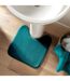 Tapis Contour WC Vitamine II 45x45cm Bleu Émeraude-3