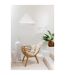 Vase Déco en Ciment Lauwra 100cm Blanc-3