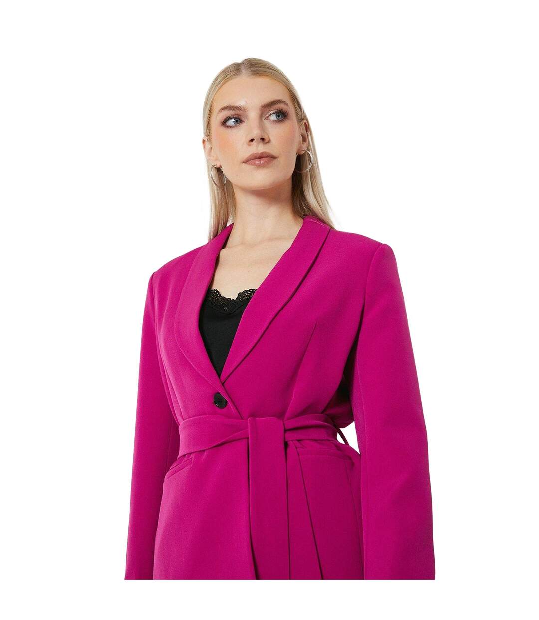 Blazer femme rose Principles-3