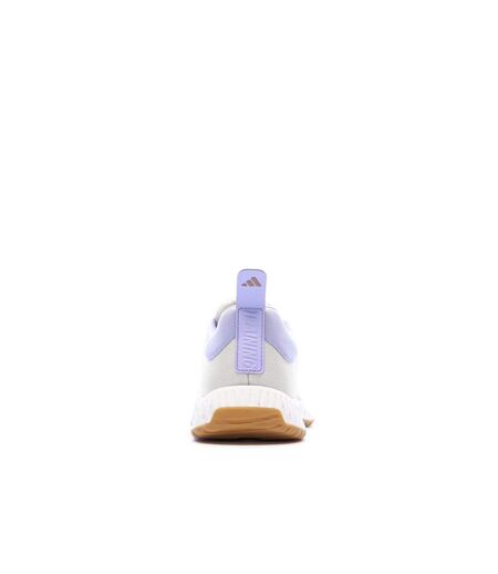 Baskets blanches/beiges femme adidas everyset