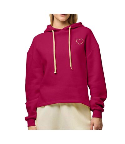 Sweat rose femme pieces chilli - m