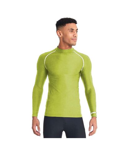 Rhino - T-shirt base layer à manches longues - Homme (Jaune fluo) - UTRW1276