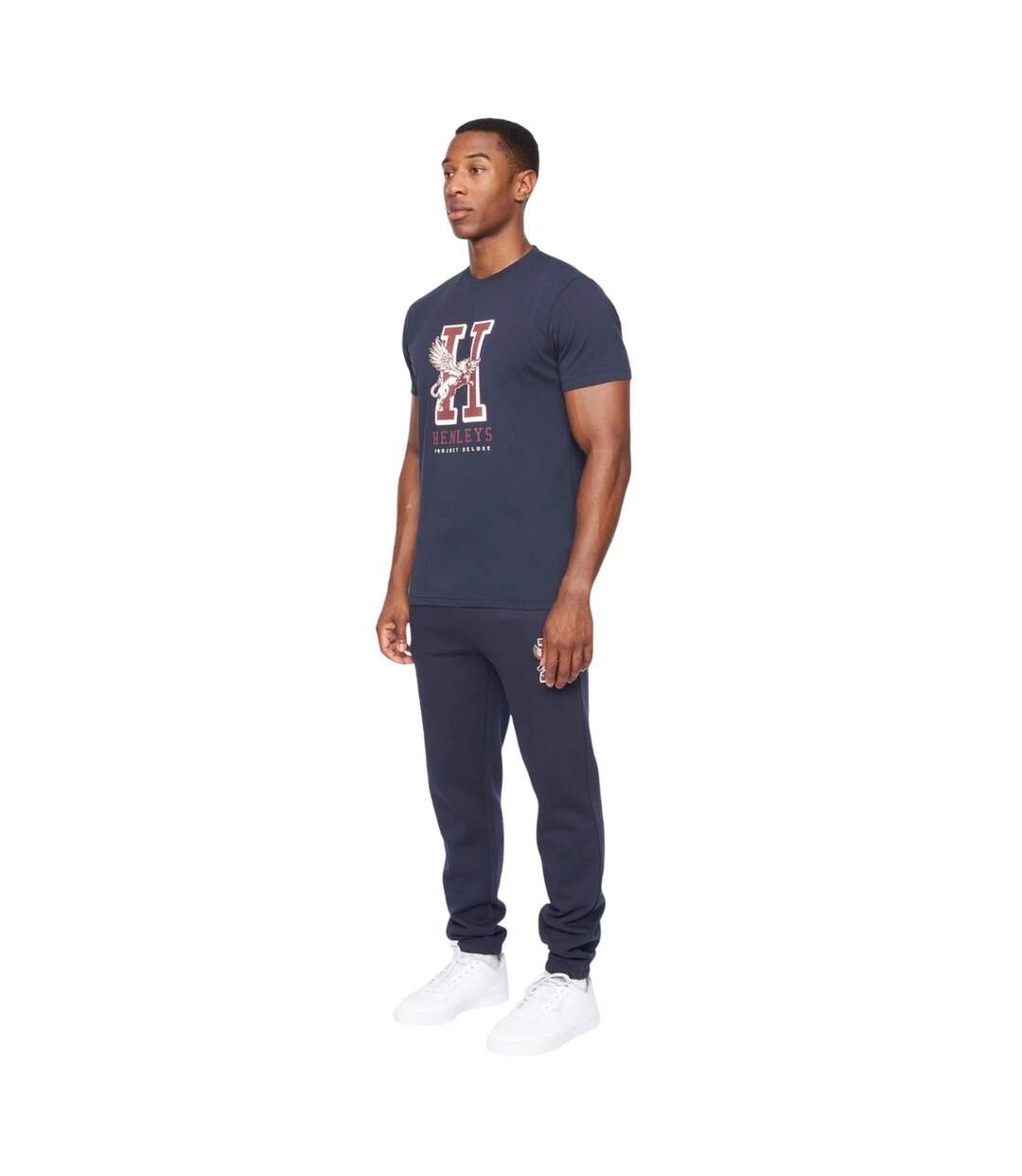 T-shirt belton homme bleu marine Henleys