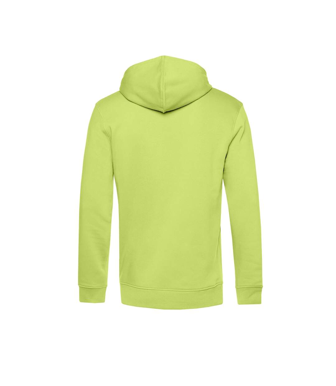 B&C Mens Organic Hooded Sweater (Lime)