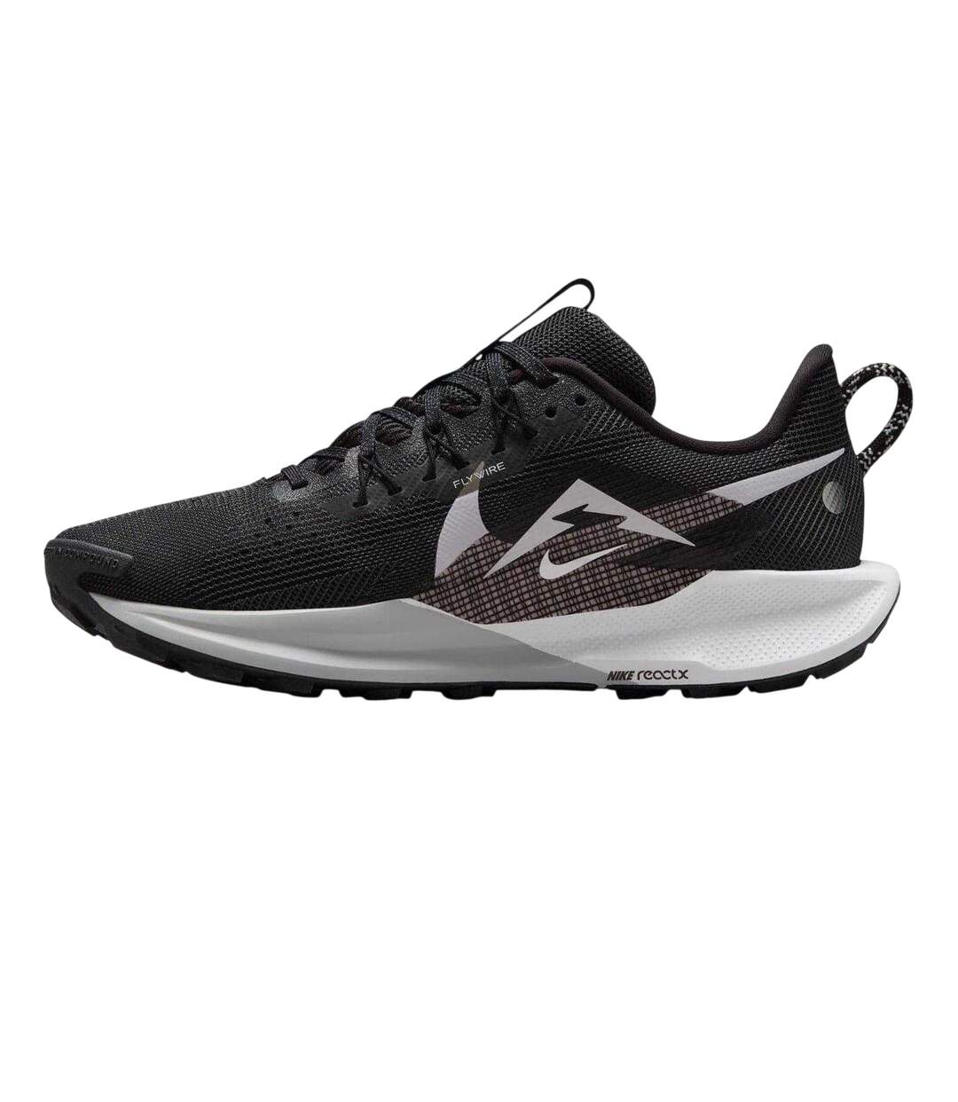 Womens/ladies Pegasus Trail 5 Shoes Black Grey Nike-3