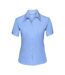 Russell Collection Womens/Ladies Ultimate Non-Iron Short-Sleeved Shirt (Bright Sky)
