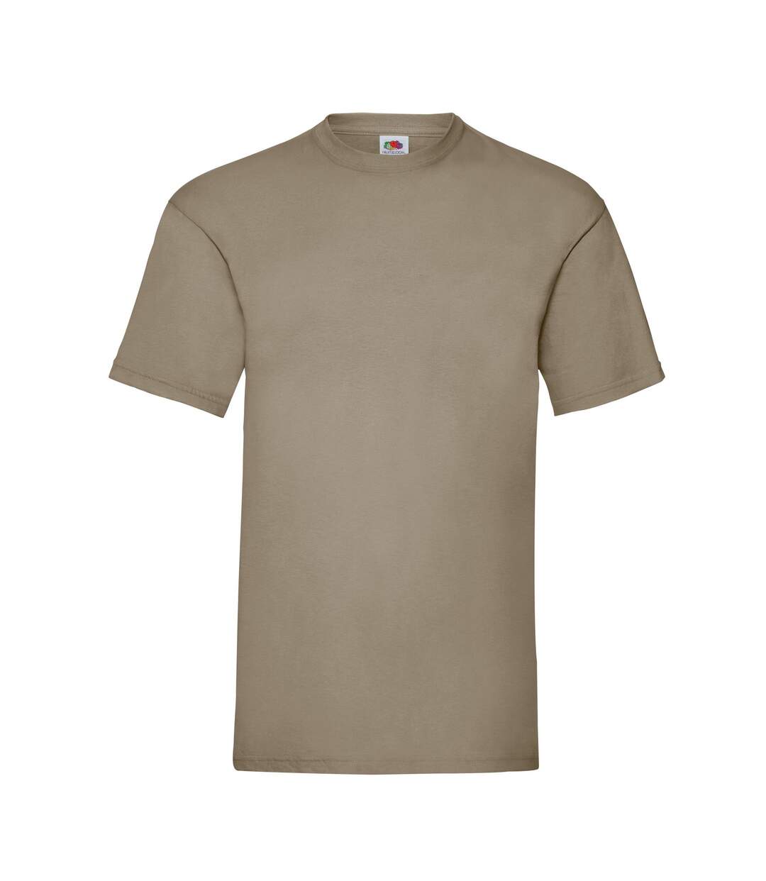 T-shirt Valueweight Homme Vert Kaki Fruit Of The Loom-1