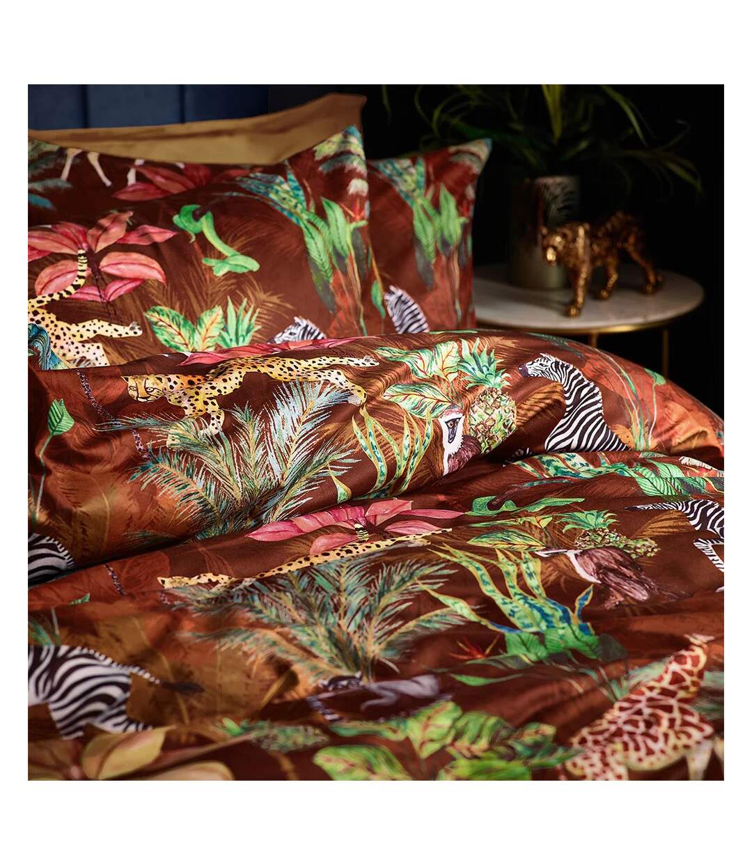 Aranya duvet cover set rust Wylder-3