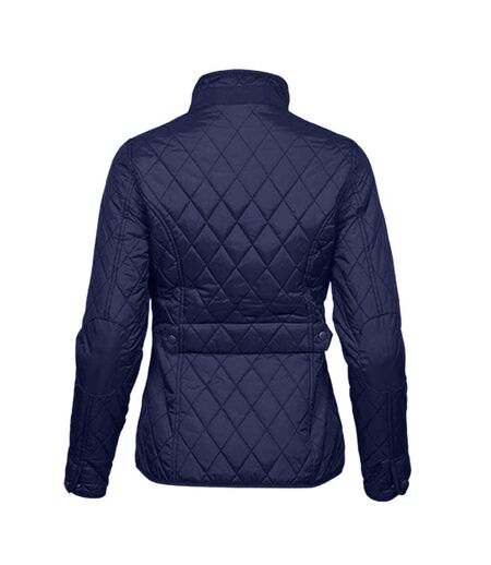 Blouson Matelassé Femme Marine Profonde Teejays Richmond Diamond