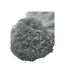 Bonnet Motif/style Pompon Cendre Blanc Beechfield-3