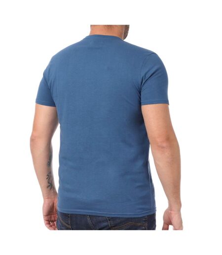 T-shirt Bleu Homme Lee Cooper Okil