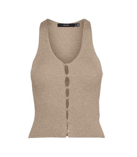 Top beige femme vero moda gold