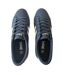 Mens Lace Trainers Navy White Lonsdale-4