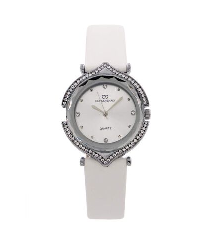 Montre Femme Blanc Strass GIORGIO