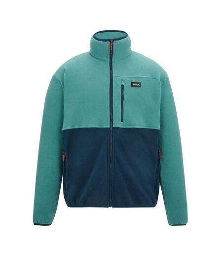 Veste Polaire Motif/style Blocs De Couleurs Frankie Homme Bleu Clair Denim Sombre Regatta