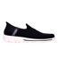 Womens/ladies go walk travel slip-on trainers black/white Skechers