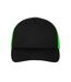 Casquette Trucker Noir Vert Néon Myrtle Beach-1