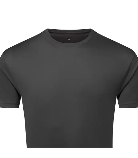 T-shirt Motif/style Texturé Homme Anthracite TriDri