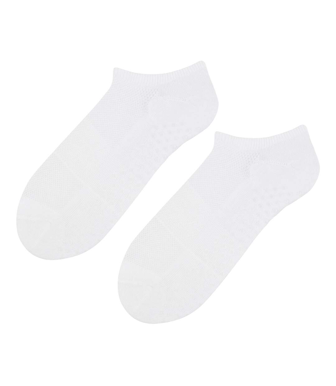 Steven - 1 Paire Homme Chaussettes Yoga Pilates Coton Basses Antidérapantes-1