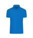 Polo Mercerised Homme Bleu James And Nicholson-1