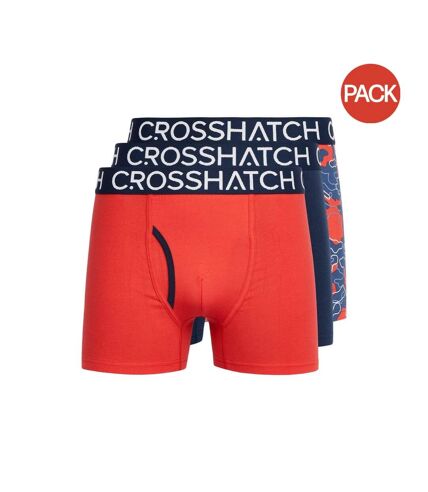 Boxers lynol homme rouge Crosshatch