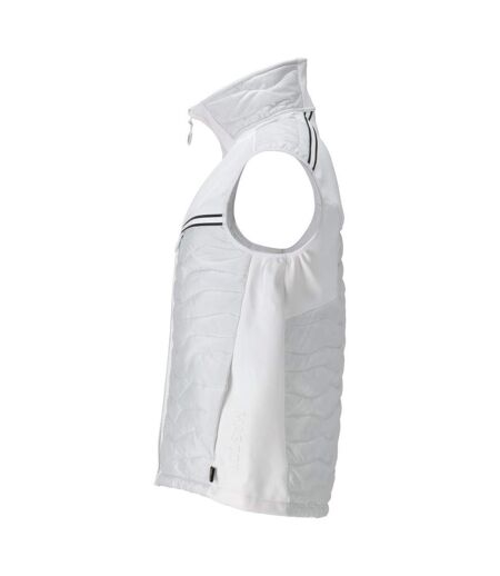 Womens/ladies Customised Cli Thermal Gilet White Mascot