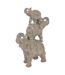 Statuette Éléphant en Résine Abou 31cm Marron-1