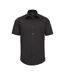 Chemise Manches Courtes Homme Noir Russell Collection-1
