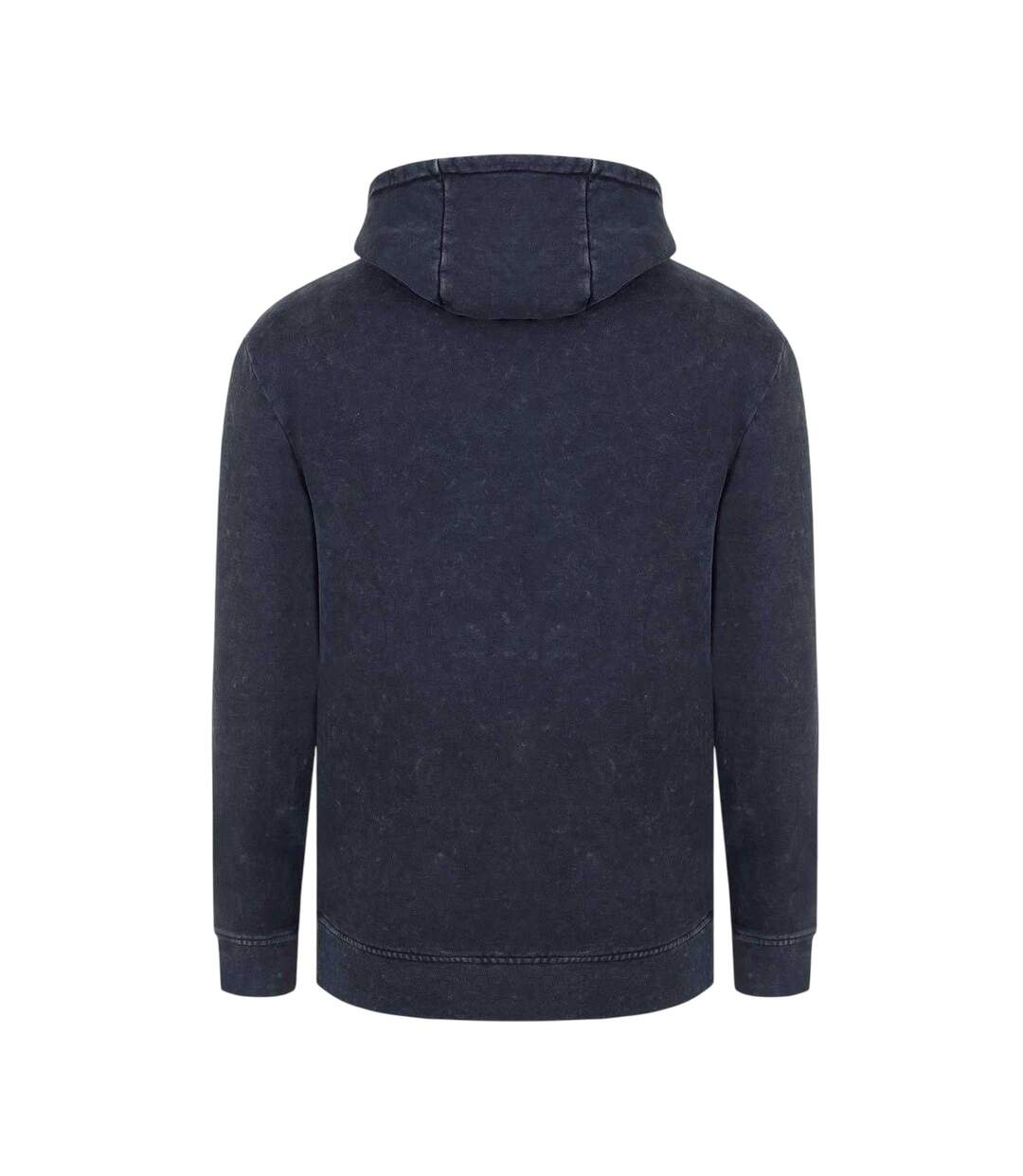 Mens Graphic Print Cotton Hoodie Acid Black Firetrap-2